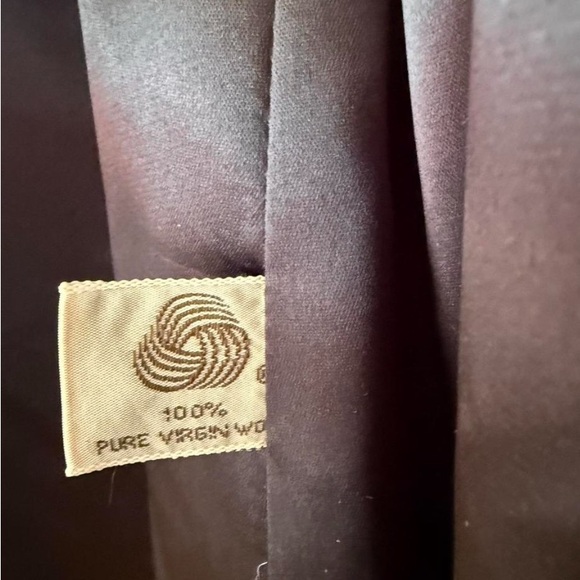 Elegant Black Wool Coat - Picture 2 of 5